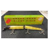 Creek chub  giant jointed pinkie perch  with