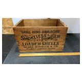 A Rustic Vintage Sears Roebuck & Co. Wooden Ammo