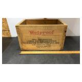 Vintage Remington Arms Company Wooden Crate for