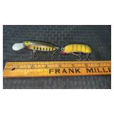 Vintage Makinen waddle bug fishing lure and