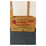 Remington  Nitro express 12 GA Wooden ammo  box /