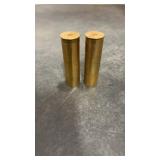 2 Vintage Brass REM-UMC 16ga new looking shells