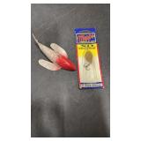 Vintage-Style Fish Spearing Decoy & Mepps Xtra