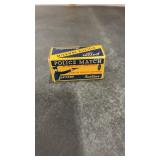 Vintage box of Peters Police Match .22 Long Rifle