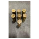 7 Vintage Brass 10ga Shells.  U.M.C, Winchester,