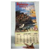Vintage 1910 Peters Shells Calendar.  Little wear
