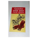 Vintage  Remington shur  shot field loads