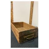 Drawer made out of wooden ammo box / crate