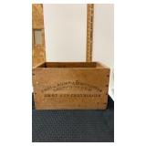 Gambles S & G smokeless 12 GA. Wooden ammo box /