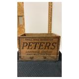 Peterï¿½s cartridge company 12 GA ammo box / crate