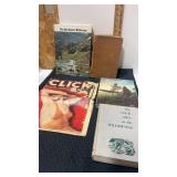 4 miscellaneous books and click magazine in rough