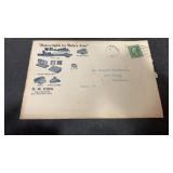 Vintage Advertising Envelope for D.W. King