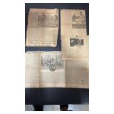 1918 - 4 Articles about WWI in Omaha World Harold