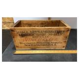 Vintage Winchester Repeating Arms Wooden Ammo Box