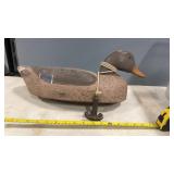 Vintage Wood Decoy w/ Weight