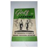 Booklet about golf lessons