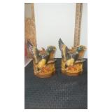 Vintage duck book ends