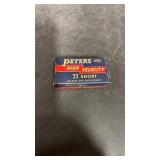 7 rounds in itï¿½s vintage Peters High Velocity 22
