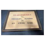 Vintage-Style Decorative Wall Sign featuring a