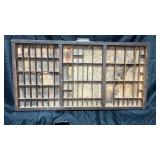 Vintage  Hamilton wood letterpress type case