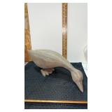20?.  Wooden  duck sculpture