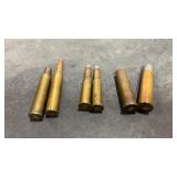 6 Loose Cartridges.  Couple are Empty.  270win,