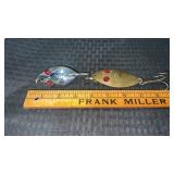 Gibbs ruby eye fishing lure and vintage fishing