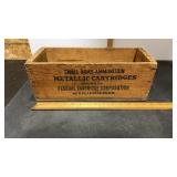 Vintage Federal Cartridge Co. Airline Wooden Ammo