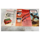 Vintage Remington Arms Fold Out Brochure Shotgun
