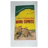 Vintage Remington Nitro express brochure