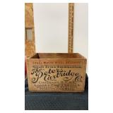 Peters cartridges co.  12 ga. Wooden ammo box /