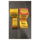 Misc. Group of 4 Gun Cleaning Patch boxes.  Some