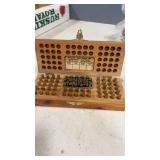 Wood Box w/ 22 Bullets