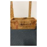US SHOT  SHELL  410  wooden ammo box/crate