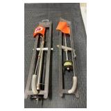 Polar tip up ice fishing poles