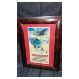 Framed and matted Winchester advertising  Canada