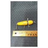 Vintage wooden Pfluger globe Muskie fishing lure