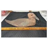 14ï¿½  vintage hand painted  canvas covered cork