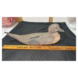 14ï¿½  vintage hand painted  canvas covered cork