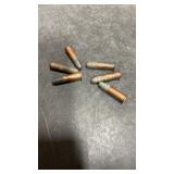 6 loose misc. manufacturers of rimfire 22 Long