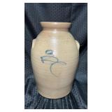 Antique American stoneware  crock jar, likely