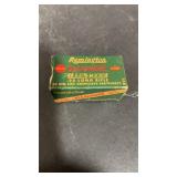 Vintage box of Remington Hi-Speed Kleanbore 22