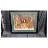 Frame & Matted 1954 Winchester Advertising