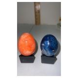 2 Polished natural polished stone / alabaster