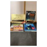 3 Titanic books & 1 American Drive-In book