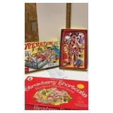 Operation game and strawberry shortcake board
