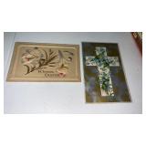 2 Easter post cards 1 made in Germany