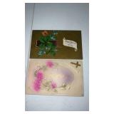 2 Easter post cards