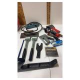 Scrappers , stapler , staples and more tools