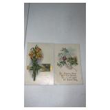 2 Easter post cards